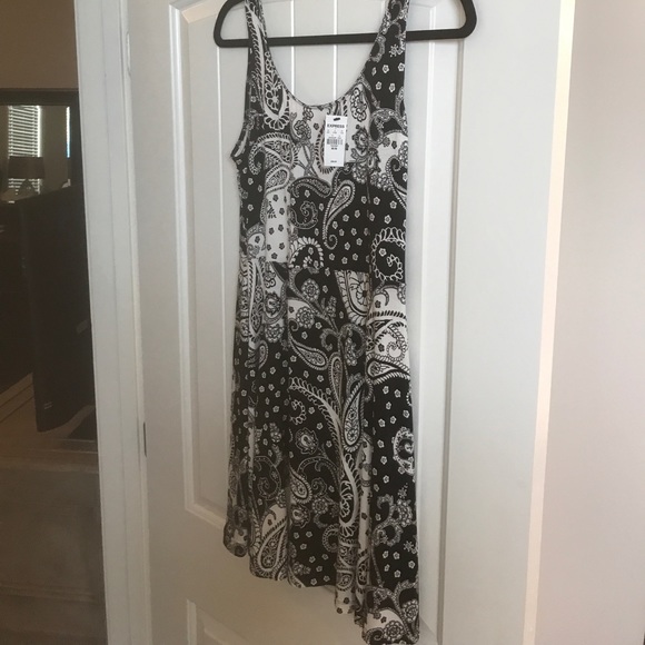 Express Black and White Dress - Picture 2 of 3